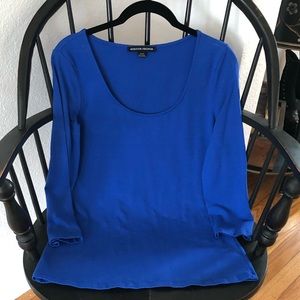 Boston Proper TOP / vivid blue / M